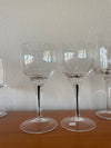Flower Stem Wine Glasses (set of 2, large)